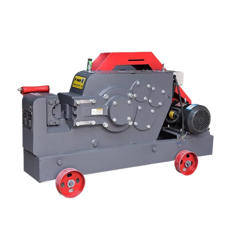 Cutting machine, round steel rebar, rebar, scrap iron, flat cut, cutting machine