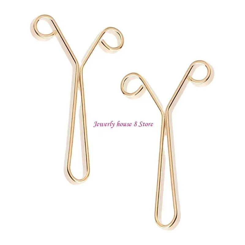 Travel Friendly Rolled Cuff Clip Adjustable Y Jewelry Accessory