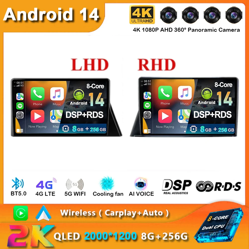 

Android 14 Car Radio For Toyota Sienta 2016 - 2019 Stereo Multimedia Video Player GPS Navigation Tape Recorder No 2 Din Unit