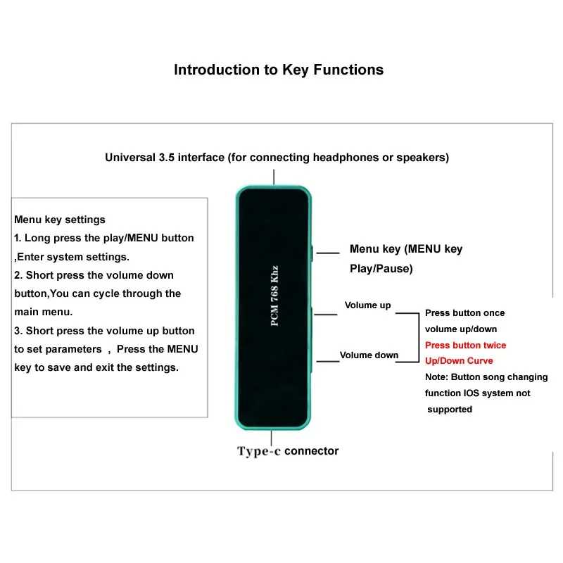 لوسيا المحمولة F., و. مكبر صوت سماعة رأس فك التشفير ، OLED XMOS ، ES9038Q2M ، HiFi DAC PCM ، 32 بت ، 47 كيلو هرتز ، DSD512 ، KS02 ، ES9603Q