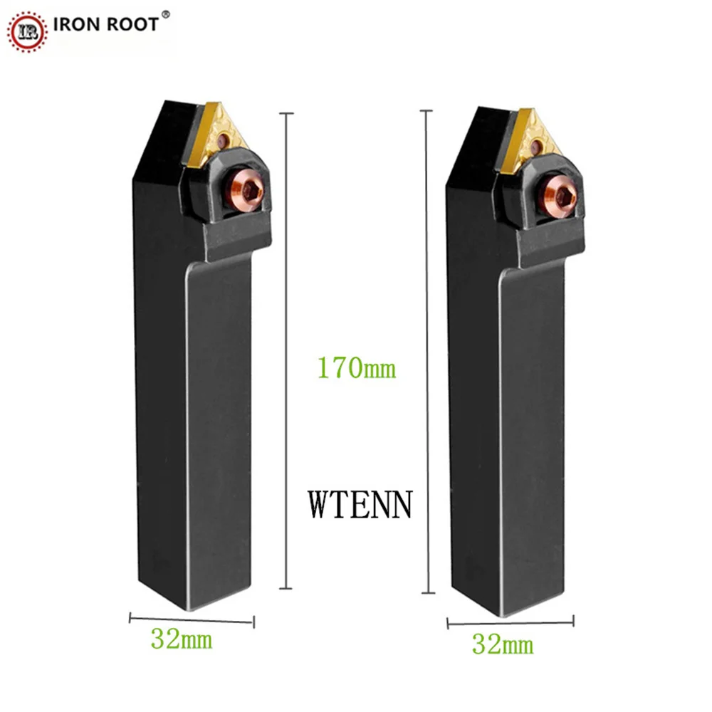 CNC Lathe Turning Tools External Turning Tool Holder WTENN 1616H16, WTENN 2020K16, WTENN 2525M16, WTENN 3232P16, for TNMG160408