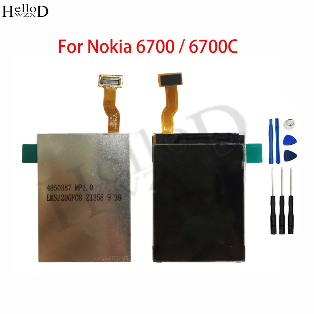 LCD Display Screen Display For Nokia 6700 Classic 6700C LCD Display Digitizper Panel Tools