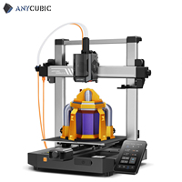ANYCUBIC Kobra 3 V2 3D Printer 600mm/s Fast Printing Built-in Camera Filament Auto Drying APP Control 3D Printer 255x255x260mm