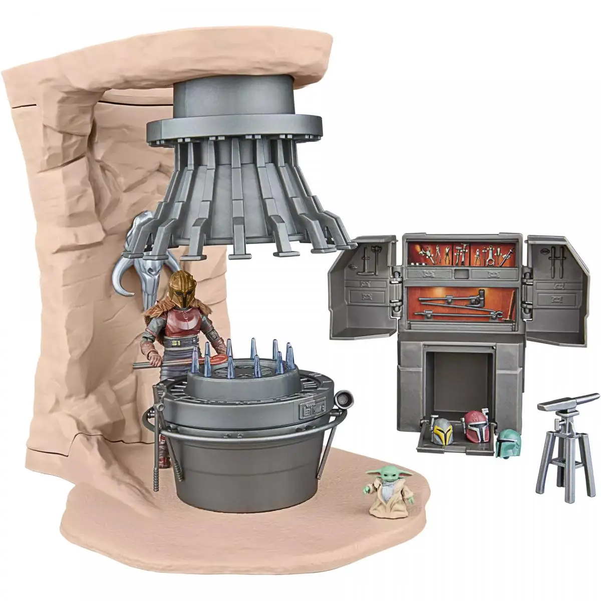 Star Wars The Vintage Collection The Armorer's Forge 3.75-Inch Action Figure Collection Model Playset Miniature Scene