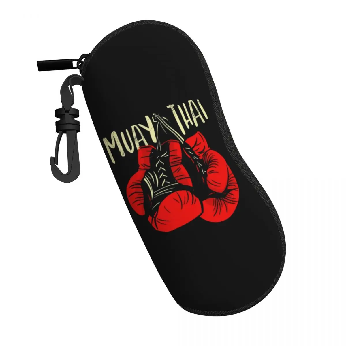 Custom Muay Thai Gloves Shell Glasses Case Unisex Cool Thailand Boxing Fighter Eyeglasses Case Sunglasses Protector Box