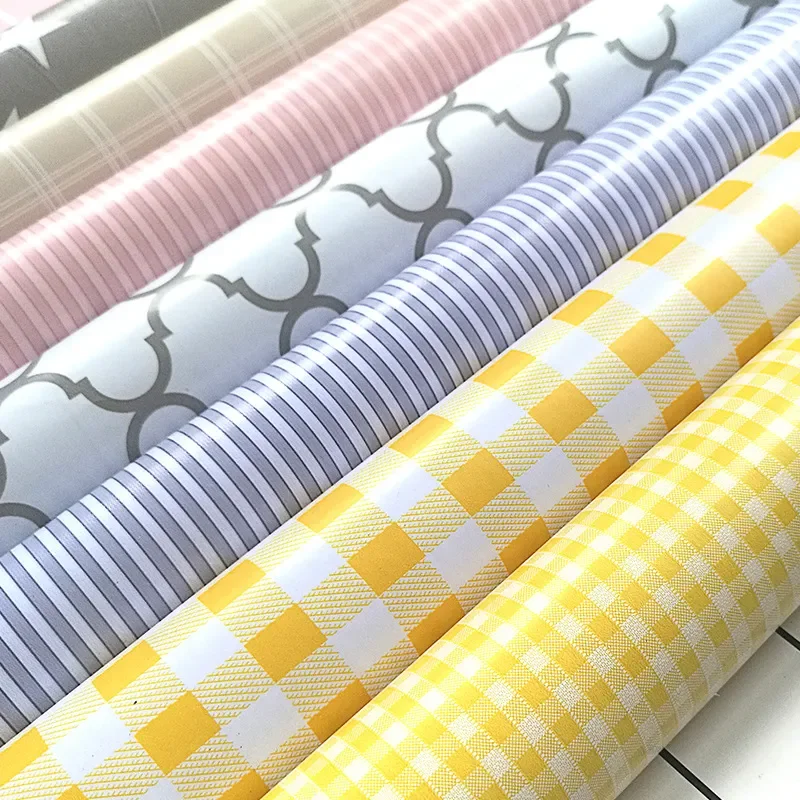 2026 hot sale Wall sticker star cartoon bedroom wallpaper room dormitory wall sticker plaid wallpaper pvc desktop wardrobe