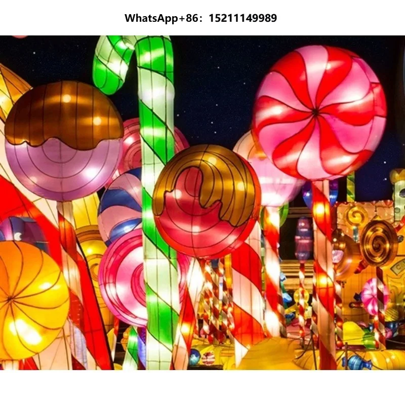 Festival Cloth Decoration Cartoon Theme Christmas Tree Lantern for Sale