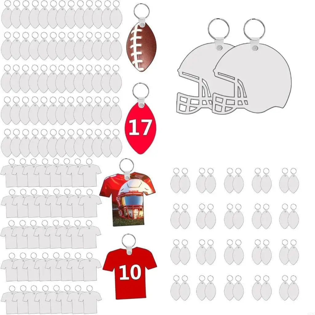 

40Pcs/set Thermal Transfer Blank Consumables Helmet Shirt Pendant