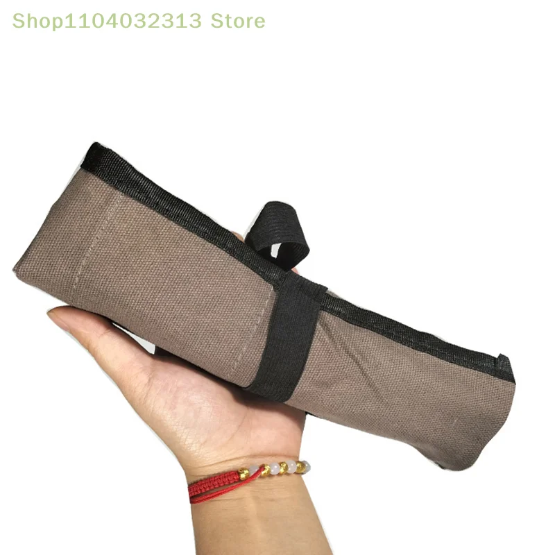 1PC Durable Canvas Woodworking Tool Storage Bag Multi-Functional with Carving Chisels for Woodworkers And DIY Enthusiasts