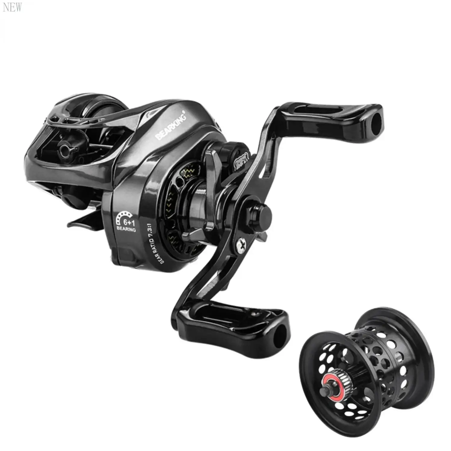 

New Baitcasting Reel 7.3 1 High Speed Long Shoot Prevent Line Tangling Fishing Reel Fresh Saltwater Reel Fishing Pesca