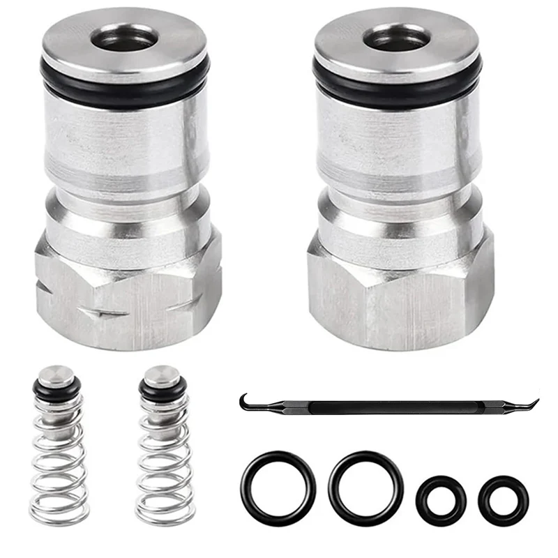  Cornelius Type Ball Lock Keg Posts,Stainless Steel Poppets and Springs,19/32-18 Thread (Post & Poppet)