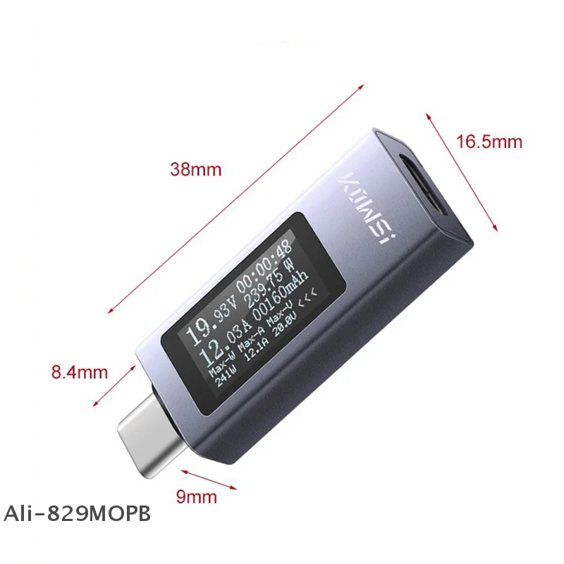 

【S】Тестер Type-C KWS2301 11 в 1, цифровой измеритель напряжения постоянного тока, измеритель напряжения ампер, детектор тока, индикатор зарядного устройства для мобильных устройств