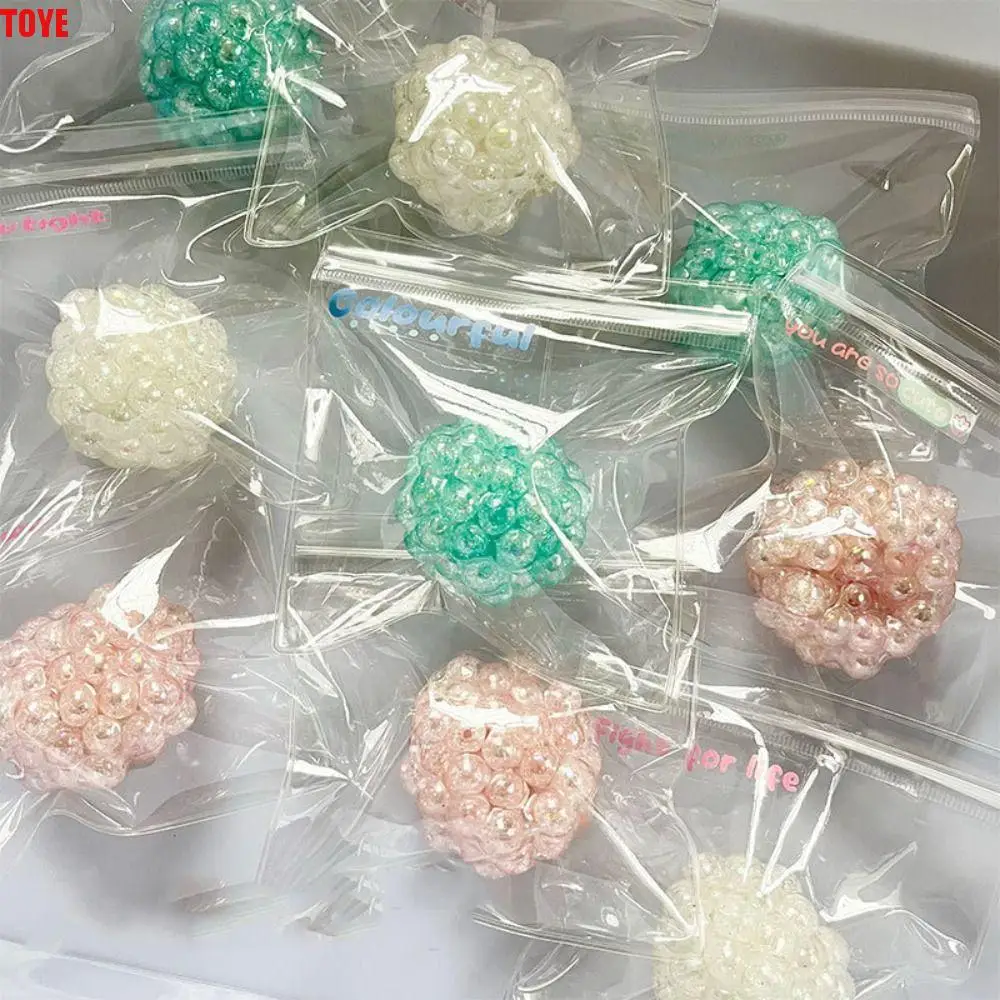 

Pearl Disk String Slow Rising Sticky Pearl Simulation Elastic Slow Rebound Pearls Toy Colorful Creative Pearls Squeeze Toy