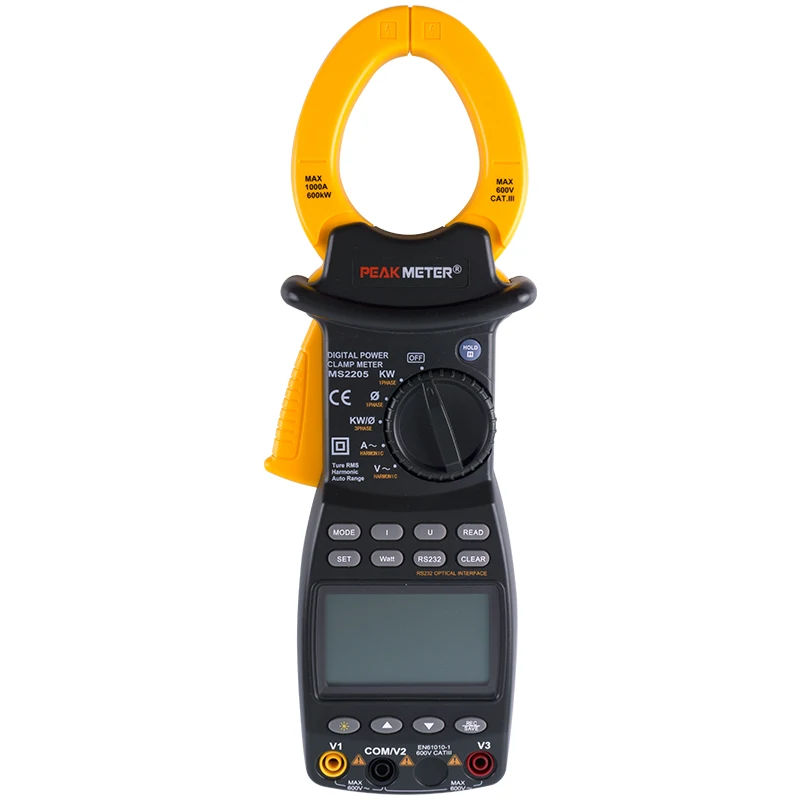 2026 Digital Harmonic Power Clamp Meter  RS232C Connection Interface Watt Meter for Solar Panel test