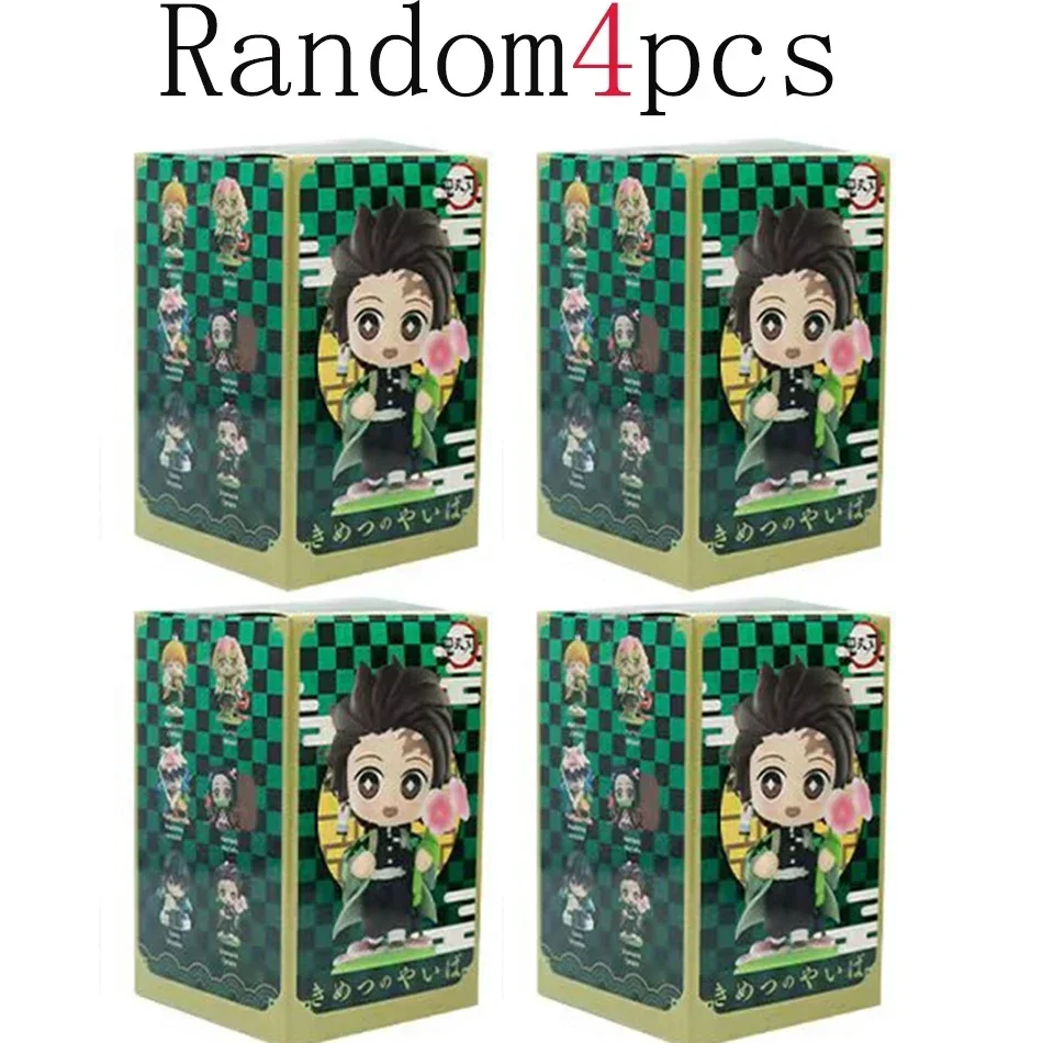 Demon Slayer Anime Cartoon Figur Blind Box Serie Tanjiro Kamado & Nezuko Kreative Personalisierte Statue Modell Ornament Überraschung