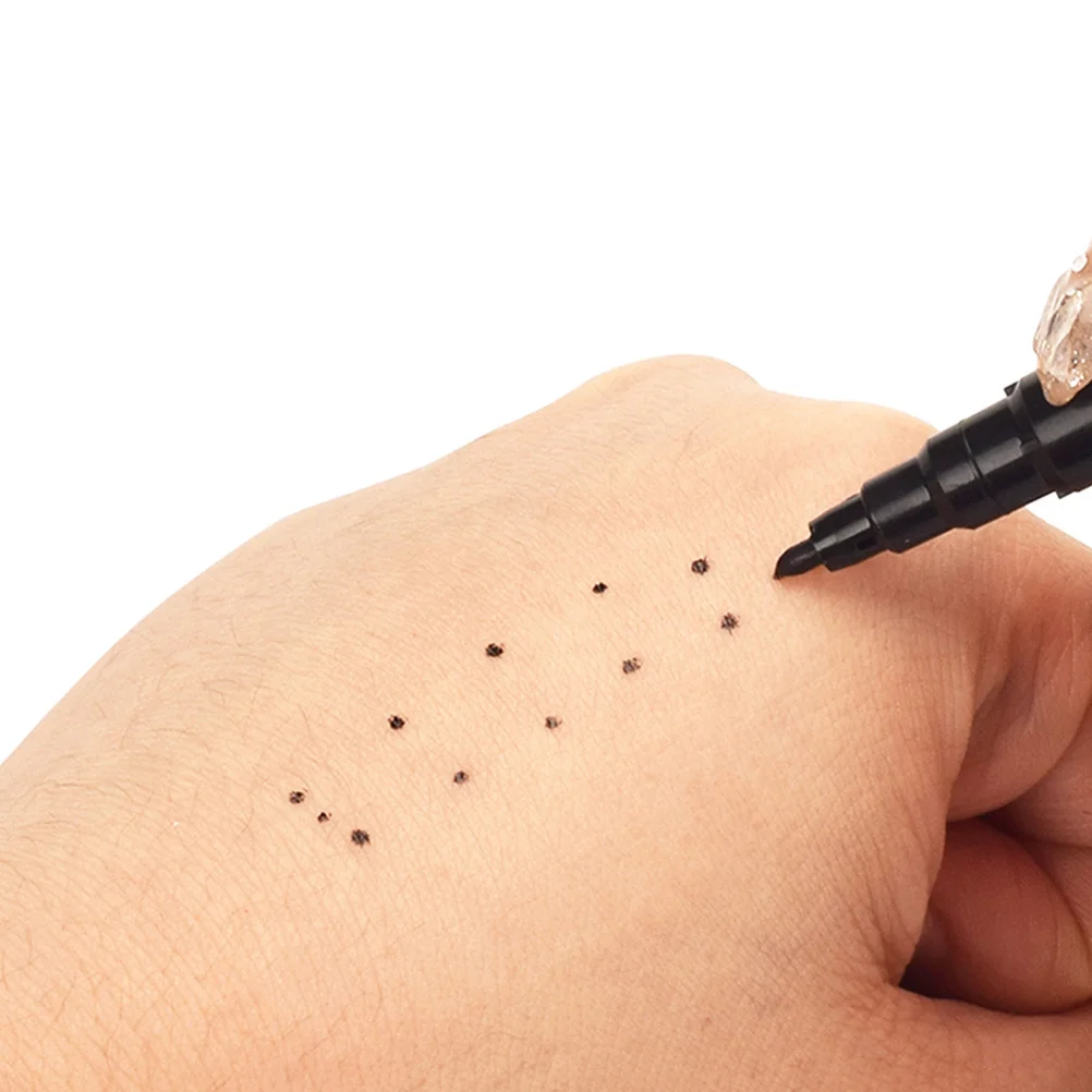 

10Pcs Skin Marking Pen Waterproof Tattoo Pen Long-Lasting Eyebrow Cosmetics Marker for Surgery and Microblading
