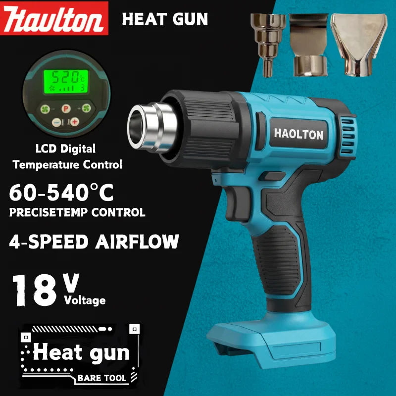 Cordless Heat Gun For Shrink Tubing - マキタ 18V HAOLTON コードレスヒートガン 60-520 °
