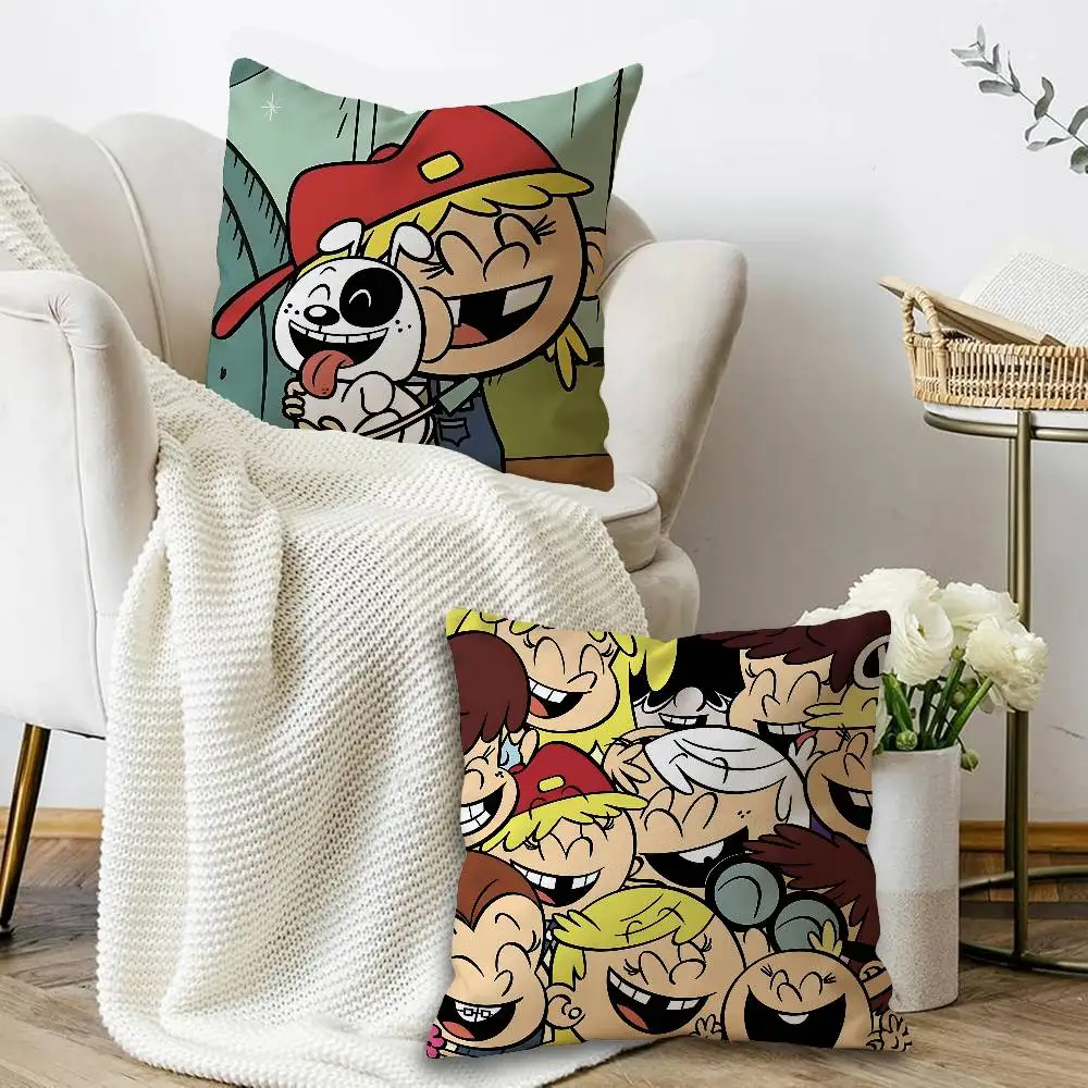 T-The Loud House pillow cover sofa cushion cover home room decoration children gift