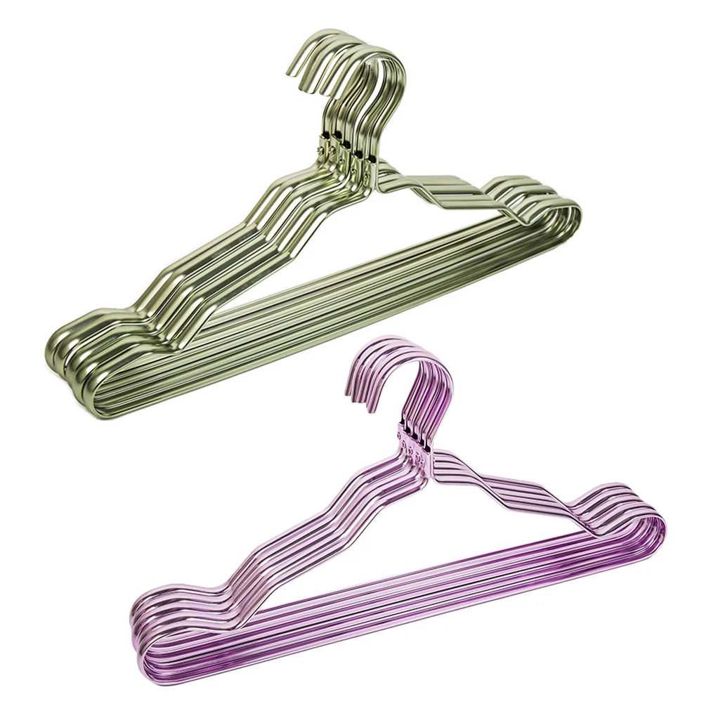 

Non-Slip Anti-Slip Aluminum Alloy Coat Hangers Strong Load-Bearing Traceless Clothing Hangers Wardrobe Accessories