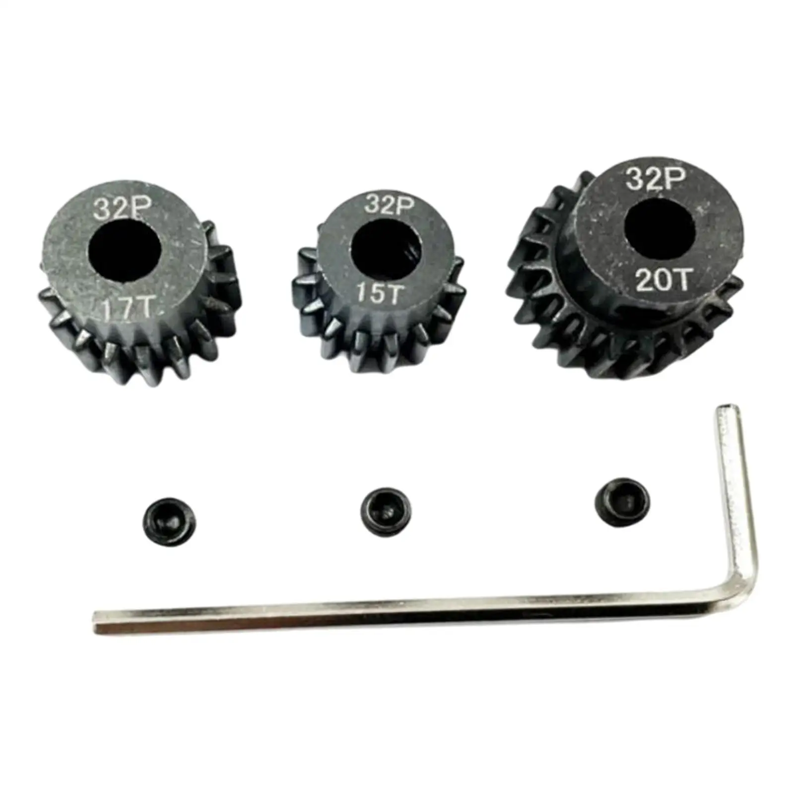 

Metal Pinion Gear Set Parts 15T/17T/120T Pinions Gear RC Trunk