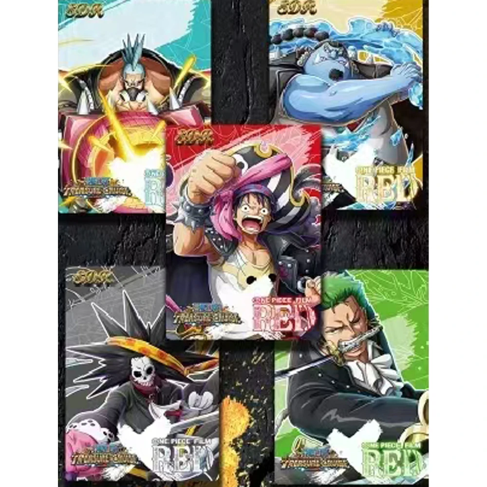 New One Piece Collection Cards Booster  Anime Trading Game Luffy Sanji Nami Zoro Cards Kid Game Toy Christmas Birthday Gift