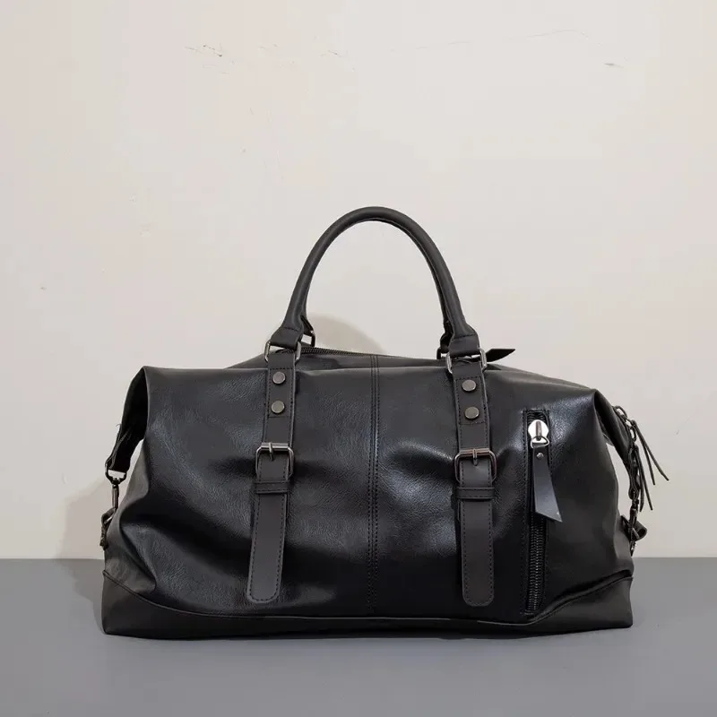 

Fashion Crossbody Bags Men Travel Totes Luxury Leather Handbag Men Crossbody Bag Large Capacity Luggage Hand Bag Top-Handle Bags