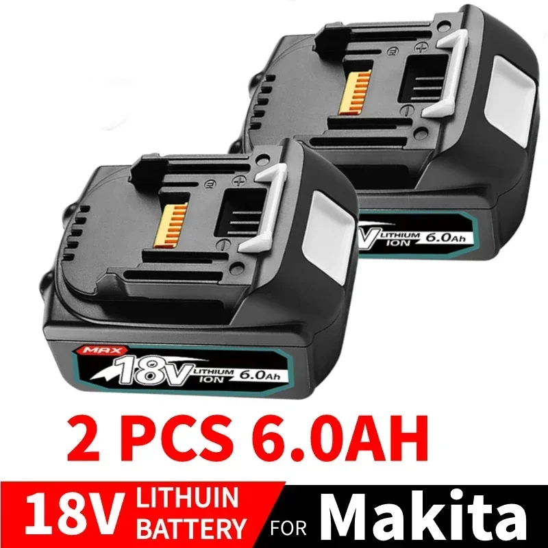 

for Makita 100% original 18V for Makita 6000mAh lithium rechargeable power tool replacement battery BL1860 BL1830 BL1850 BL1860B