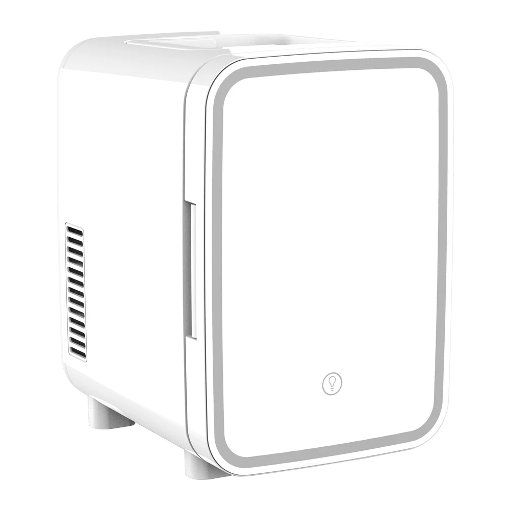 Portable 6L Dual-Purpose Mini Refrigerator With Transparent Door Home  And Heating Face Target