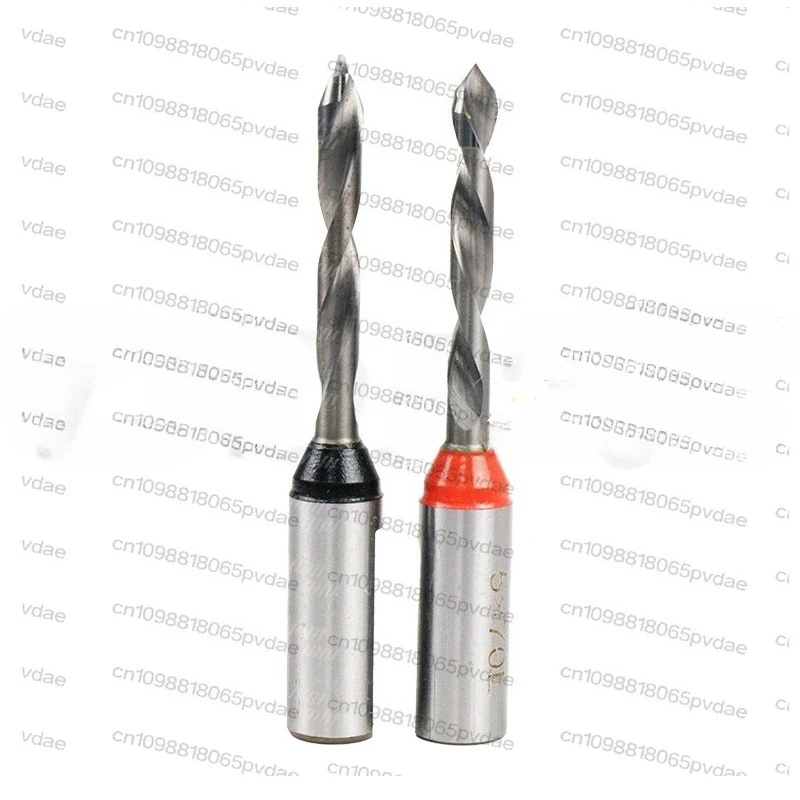 55pcs Carbide Tipped Carbide Length 70mm Alloy Through-Hole Drill Bits CNC Router For Woodworking Drill Tools