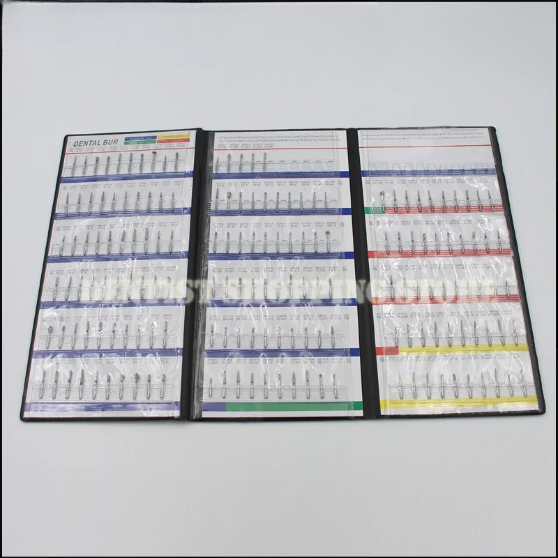 165pcs per catalog Dentist diamond bur book dentals material dentals FG burs