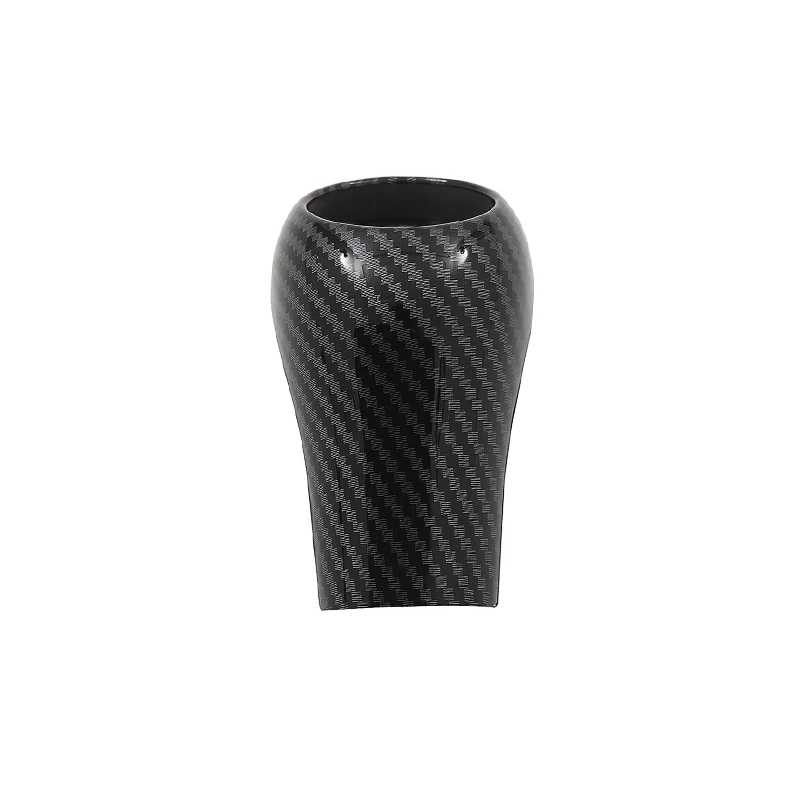 Car Gear Shift Knob Trim Carbon Fiber Pattern Cover Sticker For Mercedes Benz A C E G CLS GLS SLK Class W169 W204 W212 W219