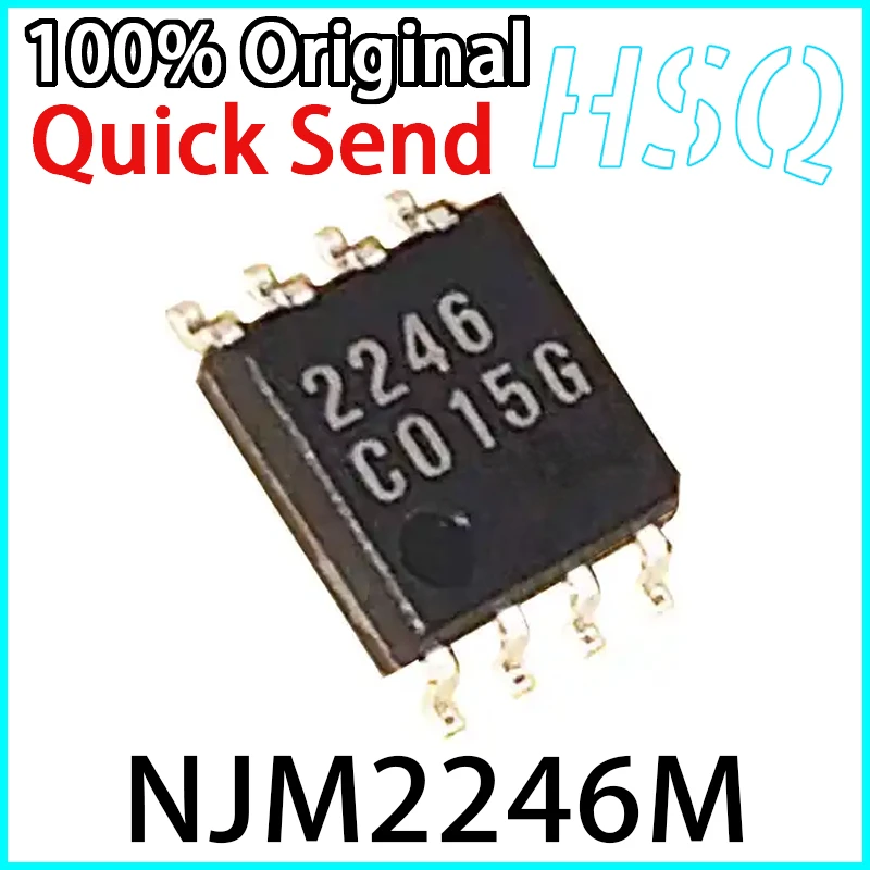 5PCS Original Stock NJM2246M DMP8 Screen Printed 2246 Integrated Circuit