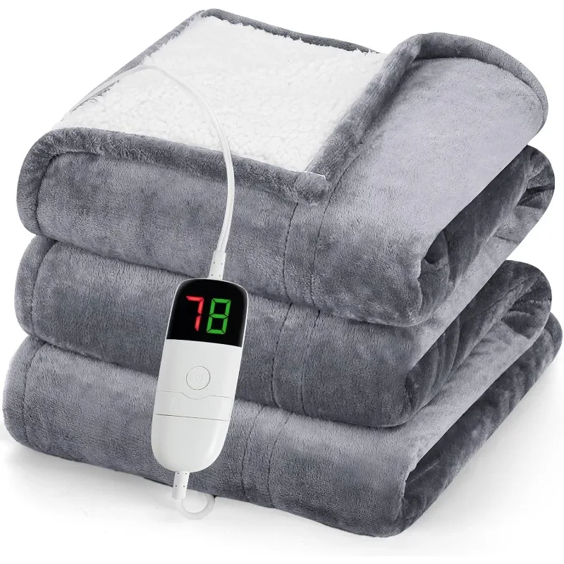 Heated Blanket Electric Throw 50