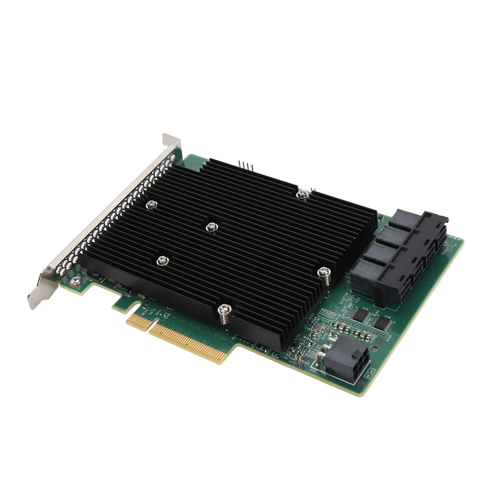 HBA Card Flexible Storage Architecture LSI SAS 9300 16I HBA Expansion Card PCIe Slot PCB Plug and Play for FreeBSD for Windows