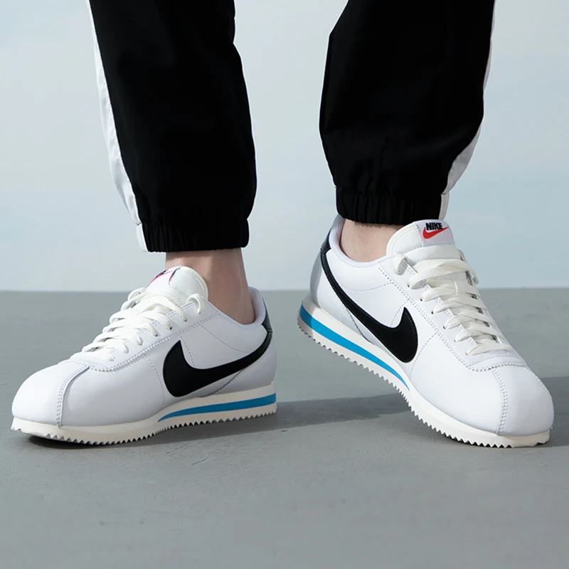 NIKE CORTEZ Męskie buty Lekkie, klasyczne buty w kratę Oddychające trendy w modzie Sportowe buty do biegania DM4044-100