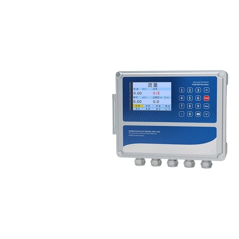 For Ultrasonic Flowmeter Liquid Moisture External Clip Wall Mounted Portable Pipeline Explosion-proof Liquid Flowmeter
