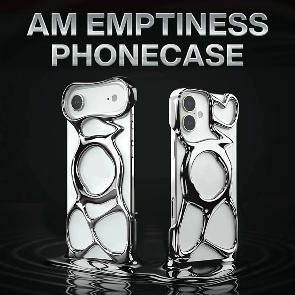 

The original design of the angry miaow mobile phone case is suitable for the new hollow case of iPhone