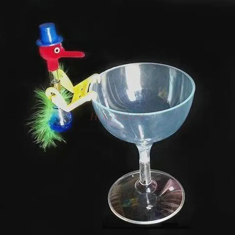 1 set Magical Drinking Bird Toy Children's Puzzle Creative perpetual motion machine Scientific Experiment