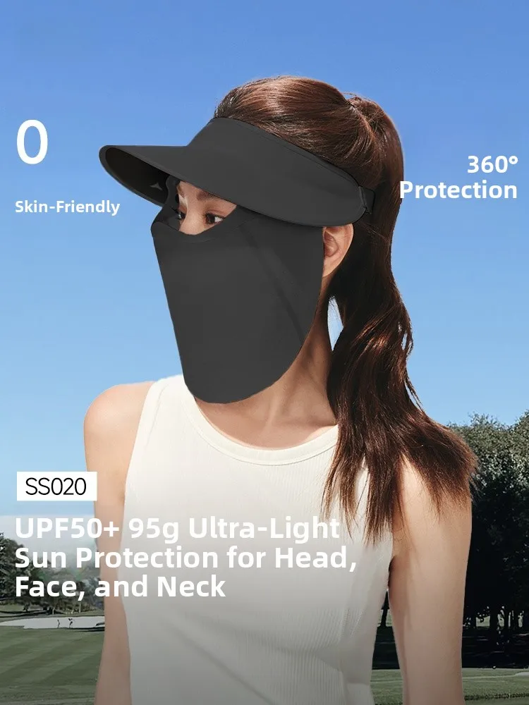 bananain-ladies'-ultra-light-mesh-face-sunshade-hat-breathable-empty-top-360-protection-sun-hat-casual-style-upf50