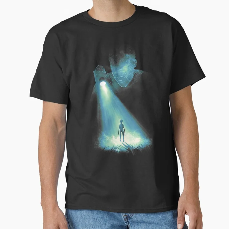 

I See U Vintage Sci fi tv series The X Files Trust No One Gift t shirt Alien movie Graphic clothes All size tops S-6XL