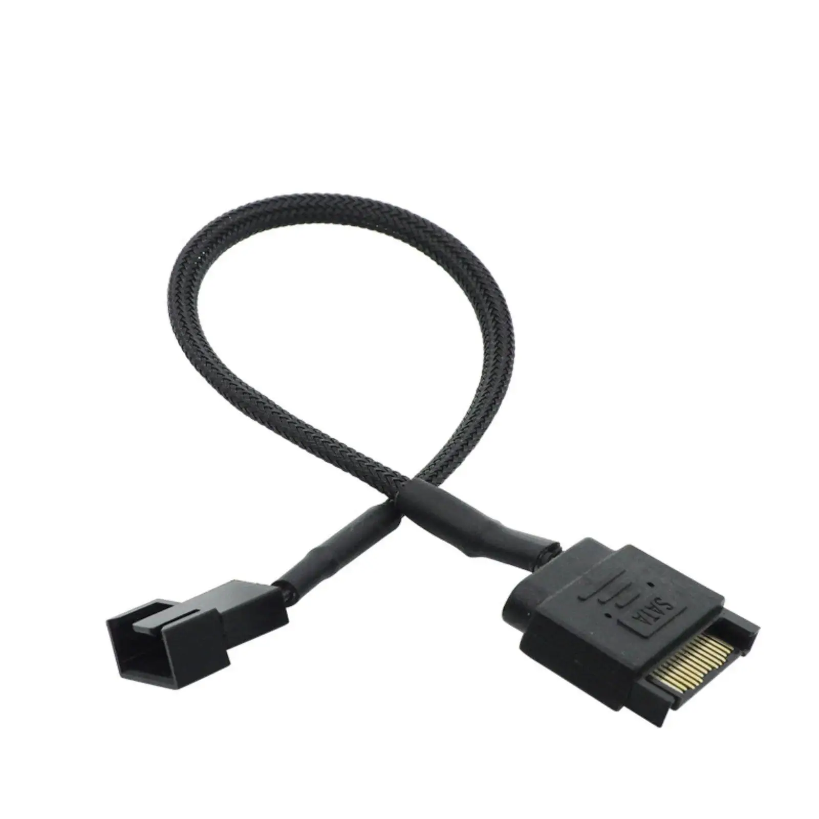 Cpu Fan Cable SATA to 4pin Multi Connector Adapter Wire for Desktop Case Fan Power Supply