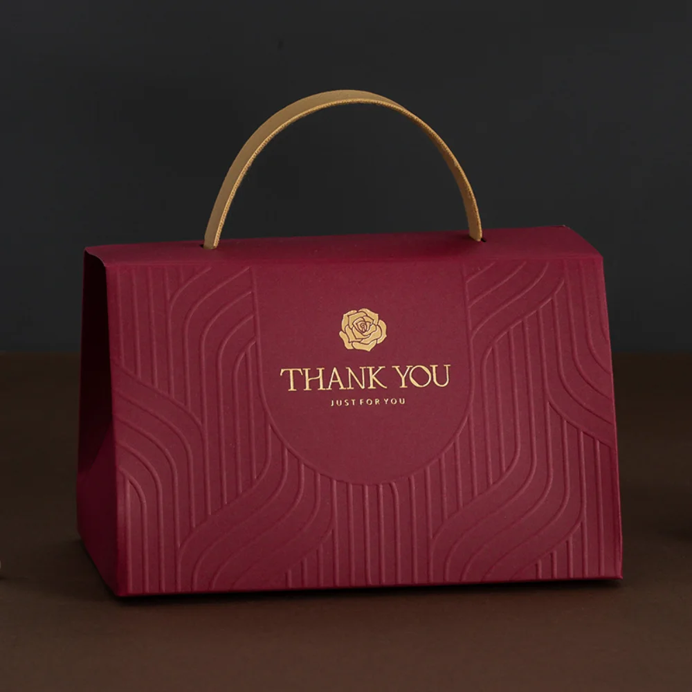 Wedding Candy Box Paper Favor Gift Box Handheld Gift Box Creative For Party Supplies Gift Packaging Wedding