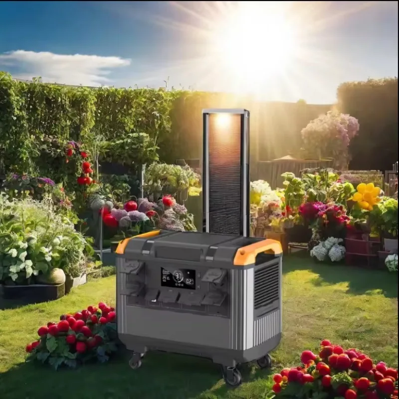 قوة البنك شاحن بالطاقة الشمسية أوروبا 230 فولت مولد الطاقة الشمسية المنزل UPS احتياطية مصدر طاقة محمول 3KW Lifepo4 محطة طاقة البطارية #4