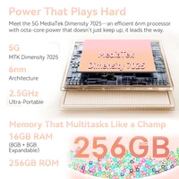 6.88-Inch Android Smartphone 5G Cubot X100, Dimensity 7025, 6nm, 2.5GHz, 16GB(8+8), 256GB, 64MP Camera, 5100mAh Battery, NFC 2
