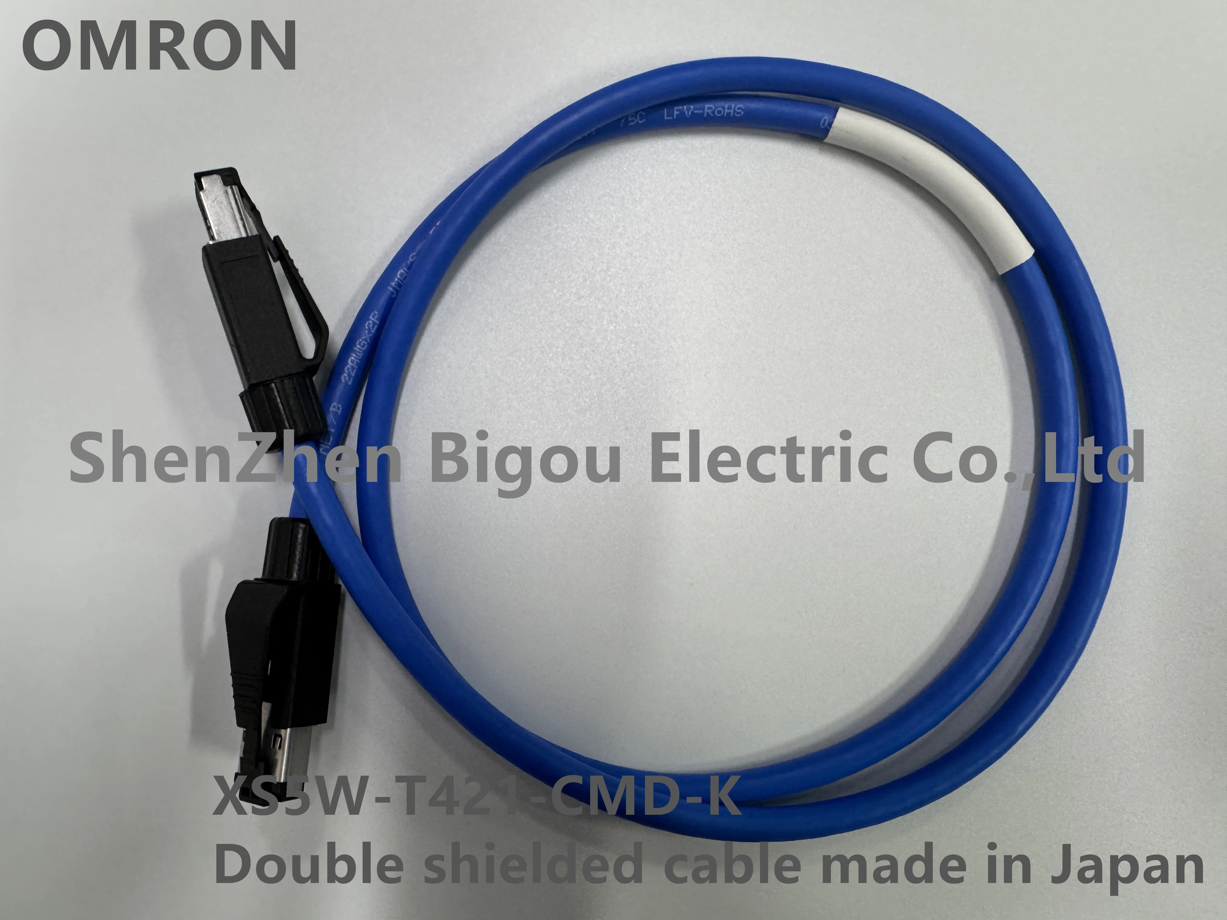 XS5W-T421-CMD-K/كابل محمي مزدوج / لقدرة الاتصال OMRON EtherCAT