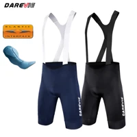 DAREVIE Interfaz elástica de ciclismo para hombre Bretelelle ® Pad Recycle PRO Level Bib Shorts Italia 6.5CM Leg Gripper Ciclismo Bib Shorts