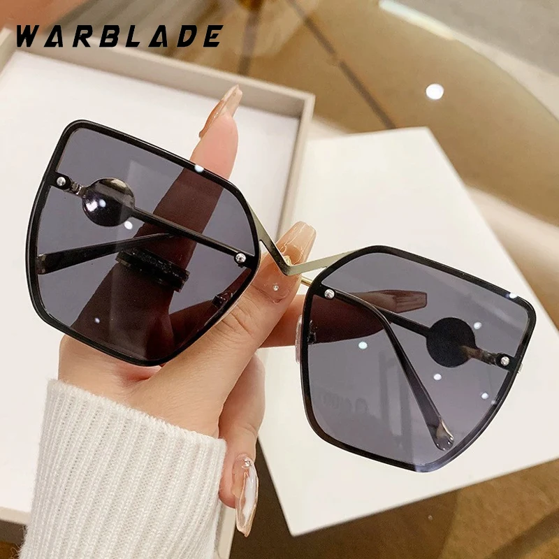 

Trending Metal Oversized Cat Eye Women Sunglasses Pearl Decoration Brand Design Luxury Men Sunglass Travel Driving Eyewear UV400