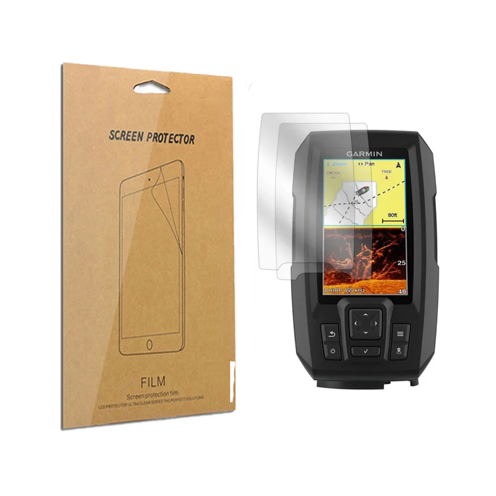 Clear Screen Protector Cover Protective Film For Garmin Striker Vivid 4 CV Plus 4 Plus4 Fishfinder Handheld GPS Accessories