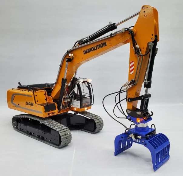 MTRC 1/14 946 Electro-hydraulic Remote Control Metal Excavator Model