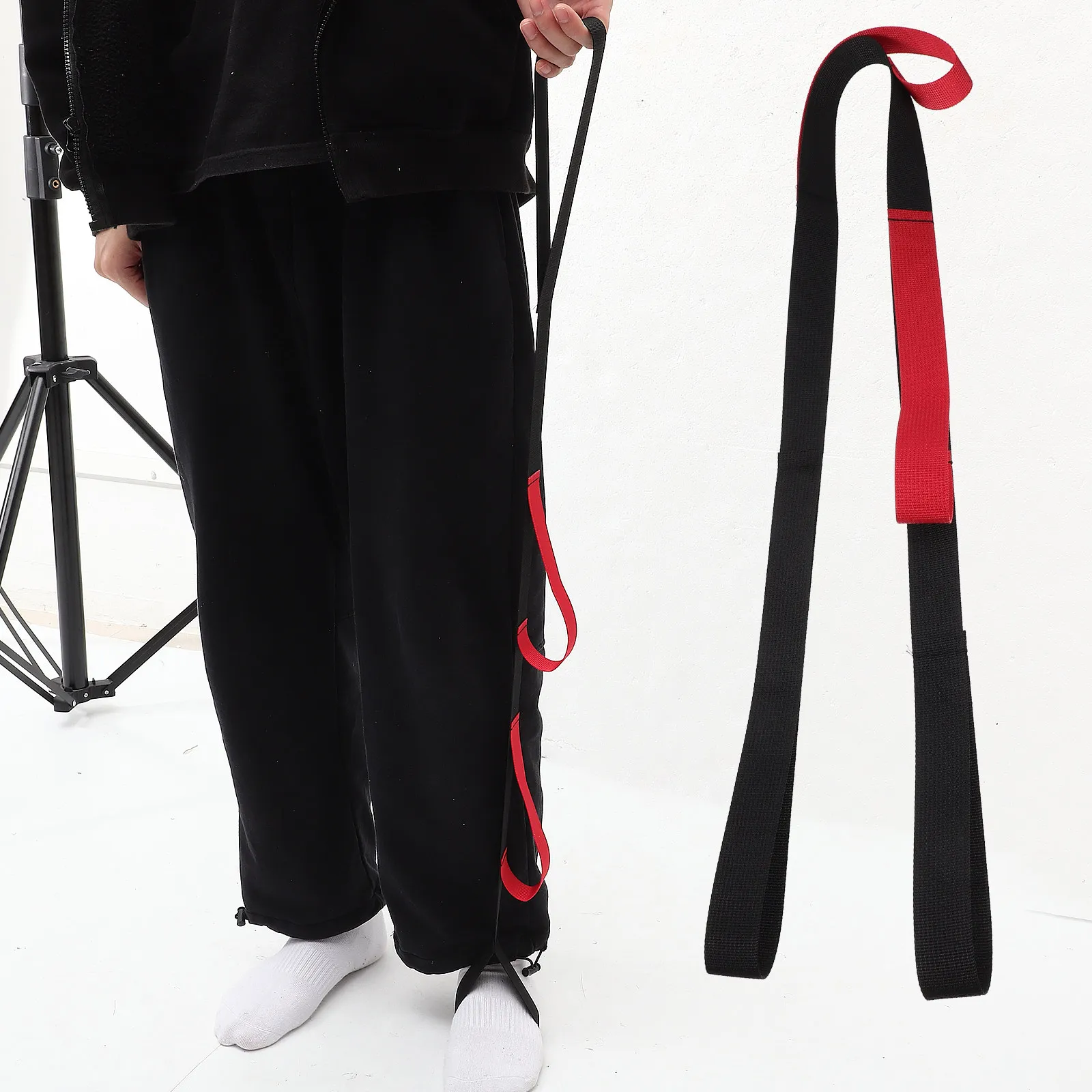 

Leg Lifter Strap for Training Exercise and Walking Heavy Duty Adjustable Band for Sports Fitness Home Gym Use Leg Lifter Strap